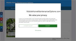 Desktop Screenshot of mobilehomemaintenanceoptions.com